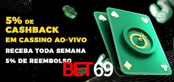 Promoções do cassino ao Vivo bet69